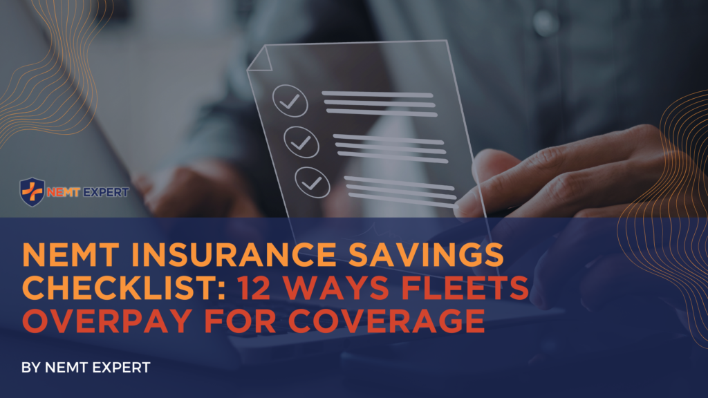 NEMT Expert | Non-Emergency Medical Transportation Insurance | Paratransit Insurance | NEMT Insurance | NEMT Insurance Provider | General NEMT Auto Insurance | General Liability | Professional Liability | SAM Coverage | Workers Compensation | Umbrella Insurance |